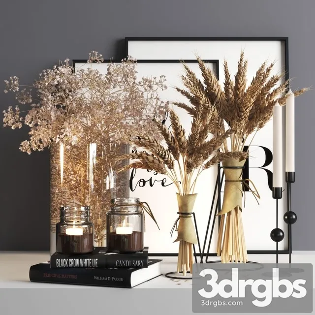 Set 300 Wheats 3D Model Download Set 300 Wheats 3D Model Download