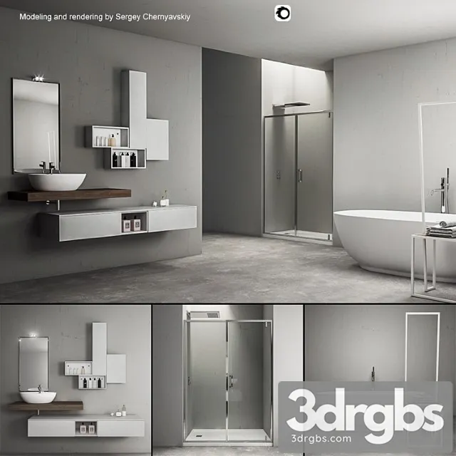 Set Arcom Ely 3D Model Download