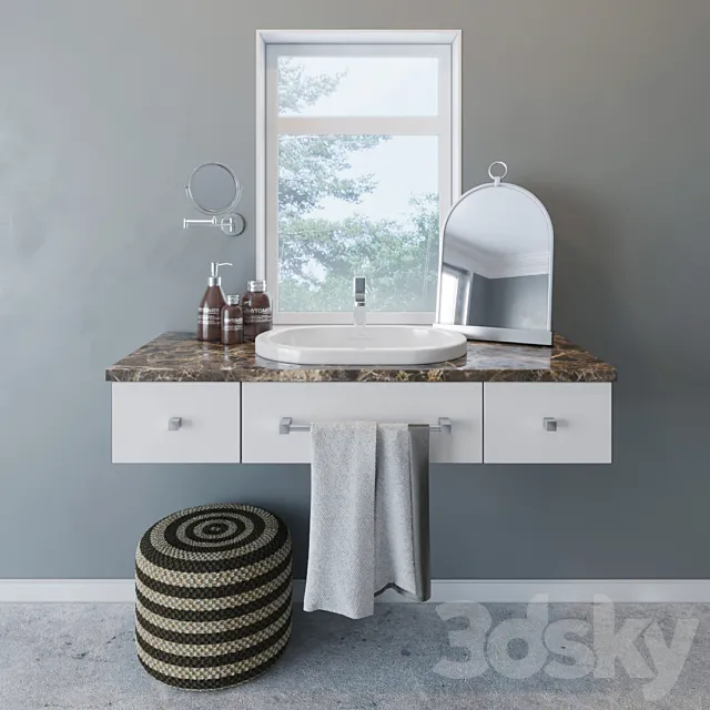 set bathroom 3D Model set bathroom 3D Model