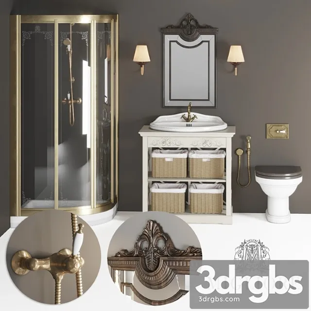Set Bathroom 4 3D Model Download