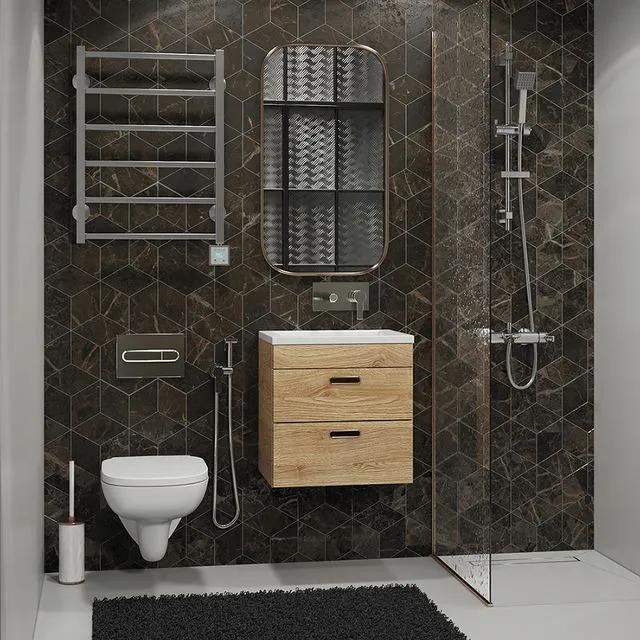 Set bathroom 7 3D Model