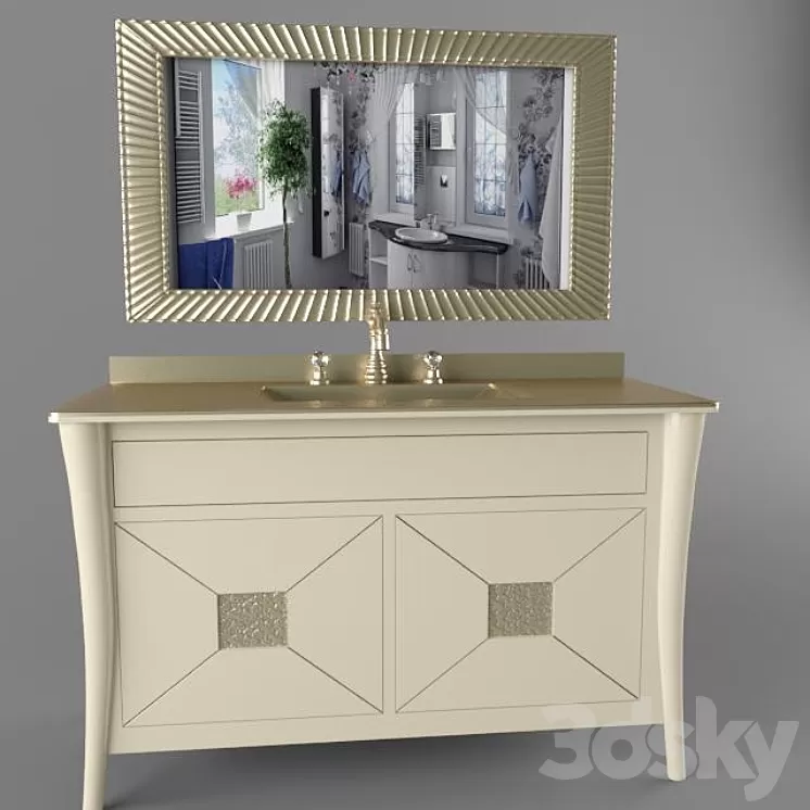 SET bathroom furniture 3D Model SET bathroom furniture 3D Model