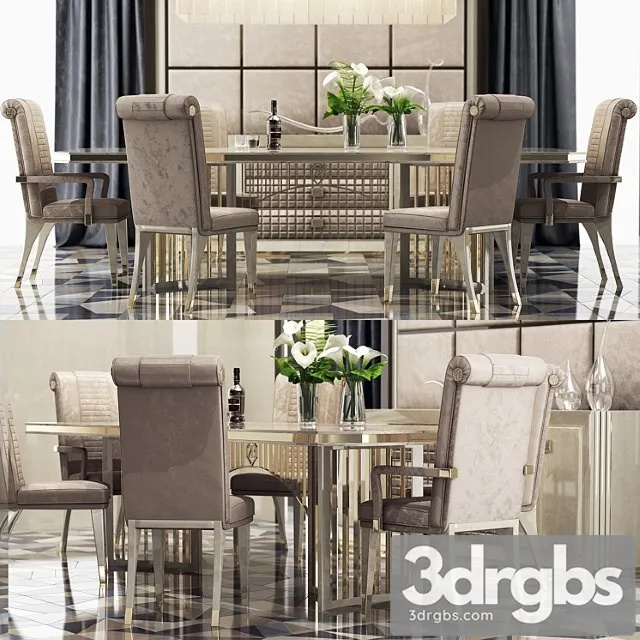 Set Bruno Zampa Orion. 3D Model Download