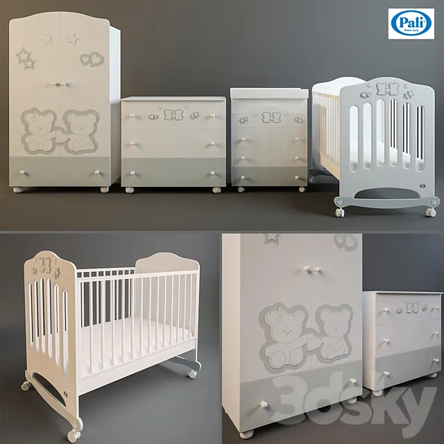 Set children’s furniture PALI PRESTIGE 3DModel