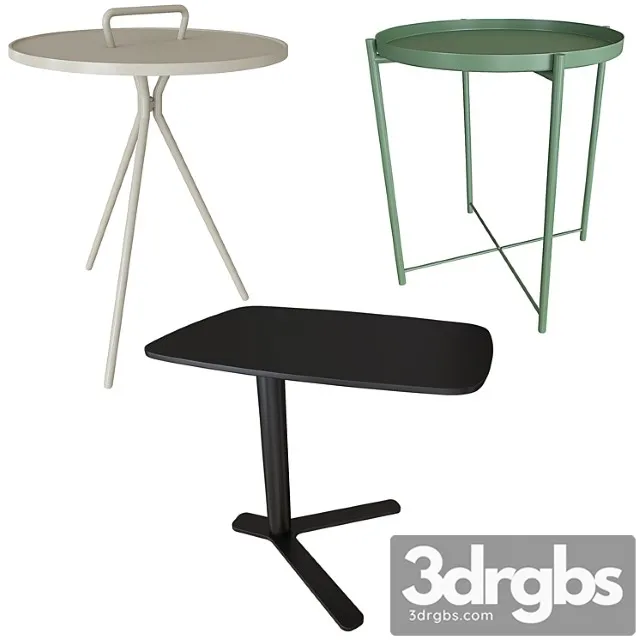Set coffee table 002. ikea gladom. yo lapalma. jersey 2 3D Model Download Set coffee table 002. ikea gladom. yo lapalma. jersey 2 3D Model Download