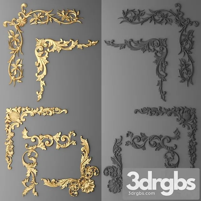 Set Decor Stucco 3D Model Download Set Decor Stucco 3D Model Download