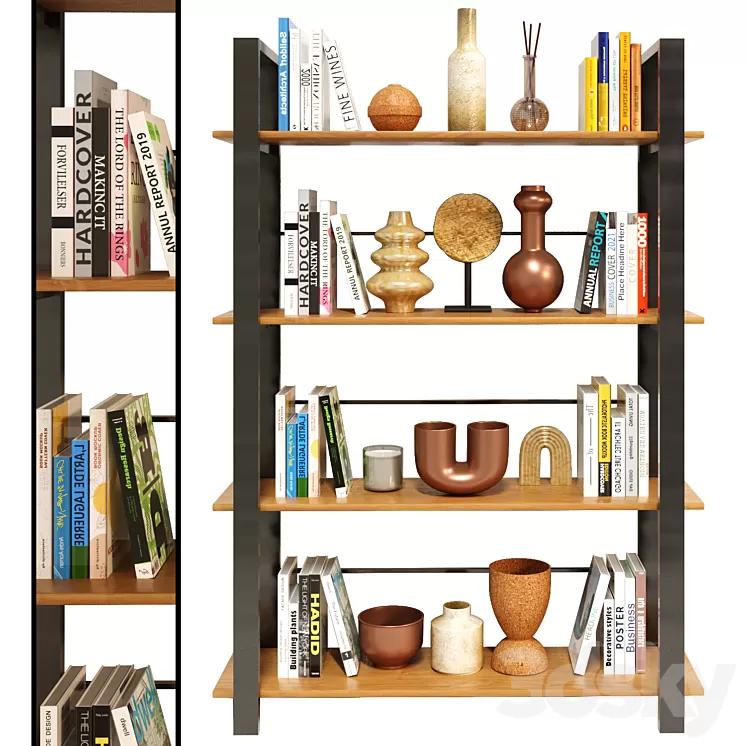 Set Decorative VOL1 3D Model Free Download