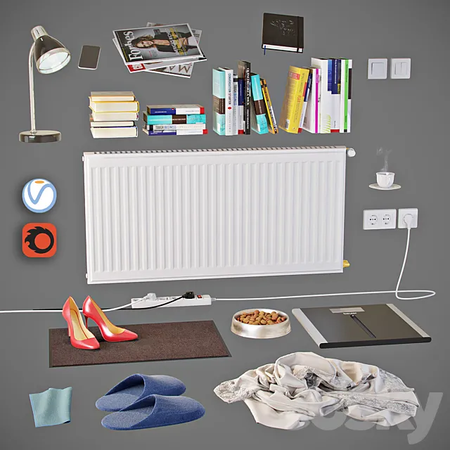 Set details for the revitalization of the interior 3D Model Set details for the revitalization of the interior 3D Model