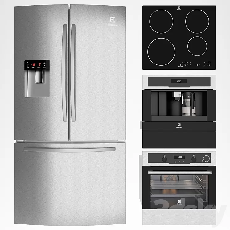 Set Electrolux 1 3D Model Set Electrolux 1 3D Model