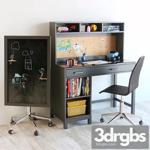 Set For Baby Boy 3D Model Download