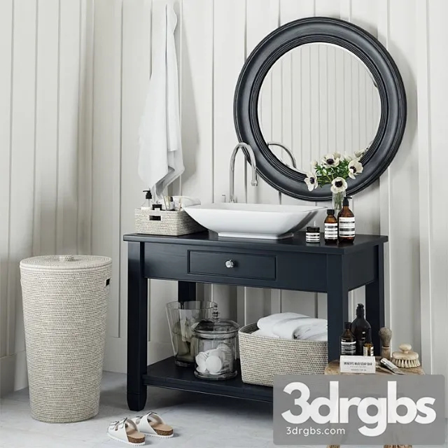 Set for Bath 2 3D Model Download