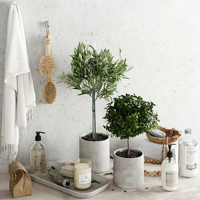 Set for bathroom 2 3DModel Set for bathroom 2 3DModel