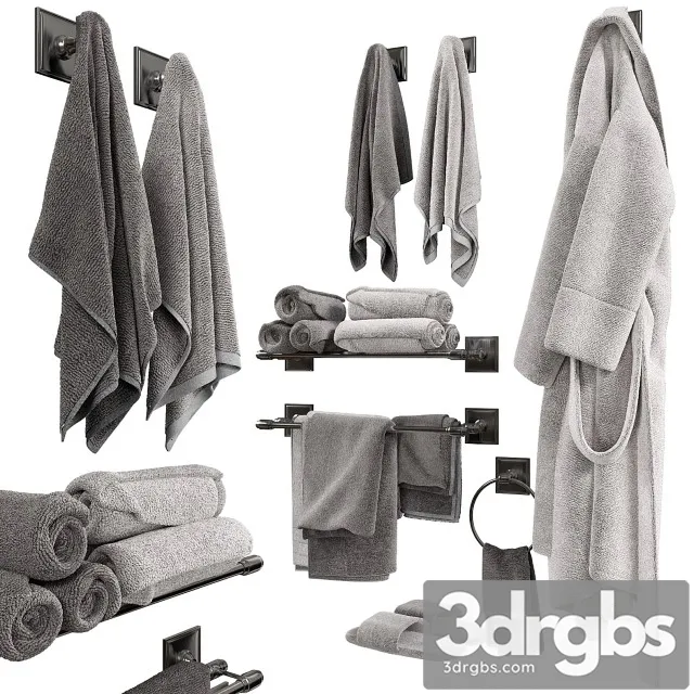 Set For Bathroom and Bathroom 3D Model Download