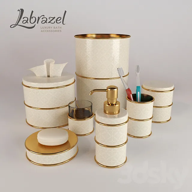 Set for bathroom FIONA IVORY (Labrazel) 3DModel Set for bathroom FIONA IVORY (Labrazel) 3DModel