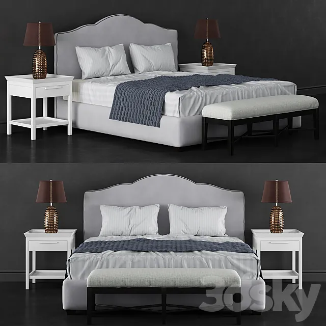 Set for bedroom from dantonehome.ru 2 3DModel Set for bedroom from dantonehome.ru 2 3DModel