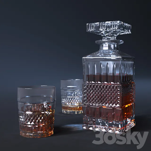 Set for brandy “Brittany” 3DModel Set for brandy “Brittany” 3DModel