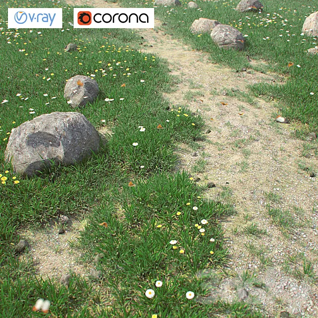 Set for landscaping 3DModel Set for landscaping 3DModel