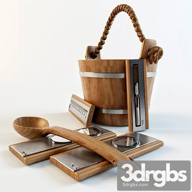 Set For Saunas 3D Model Download