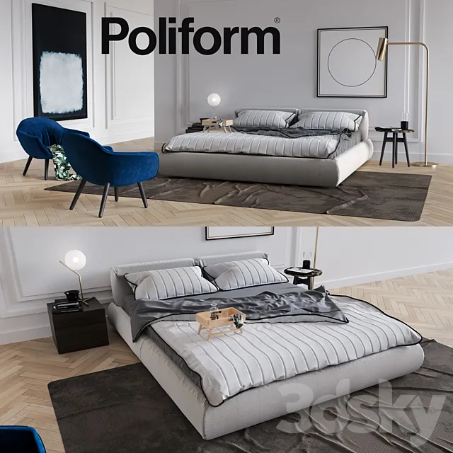 Set from Poliform Bolton 3DModel