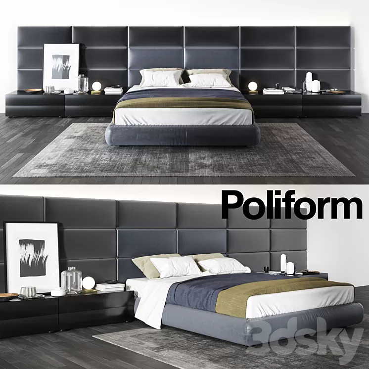Set from Poliform Dream 3D Model Set from Poliform Dream 3D Model