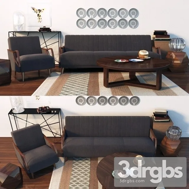 Set Gurniture Models Cosmorelax 3D Model Download
