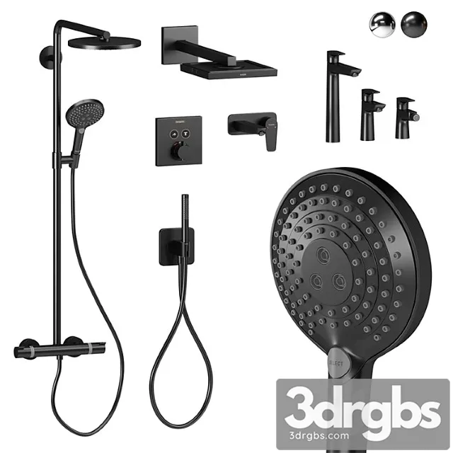 Set Hansgrohe and Axore 3D Model Download