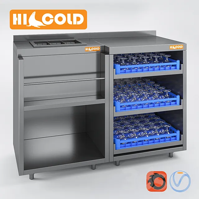 Set HiCold bar equipment NBMMB-4 _ 5BV NBMKB-6 _ 5B-5B NBMSZUN NBMVL-6 _ 5B NBMPK-6 _ 5B NBMKS-12 _ 5BPK 3D Model