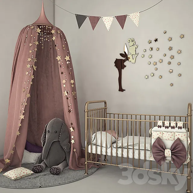 Set in the nursery 3D Model
