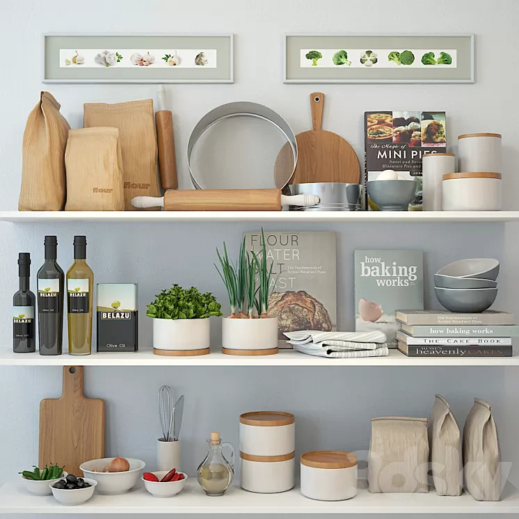 Set J17 cuisine 3D Model