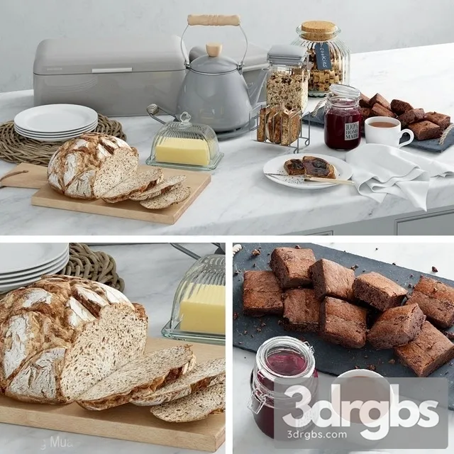 Set Kitchen 2 3D Model Download