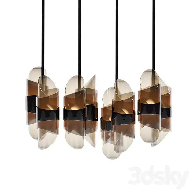 Set Lamp Acton Bentley Home 3D Model Set Lamp Acton Bentley Home 3D Model