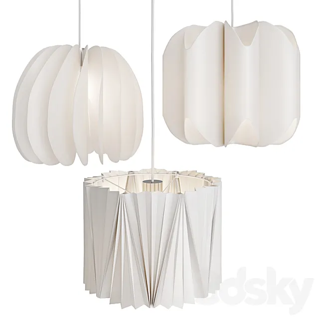 set lamps IKEA 3DModel