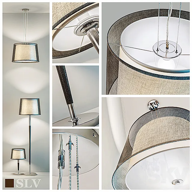 Set lamps SLV 3DModel Set lamps SLV 3DModel