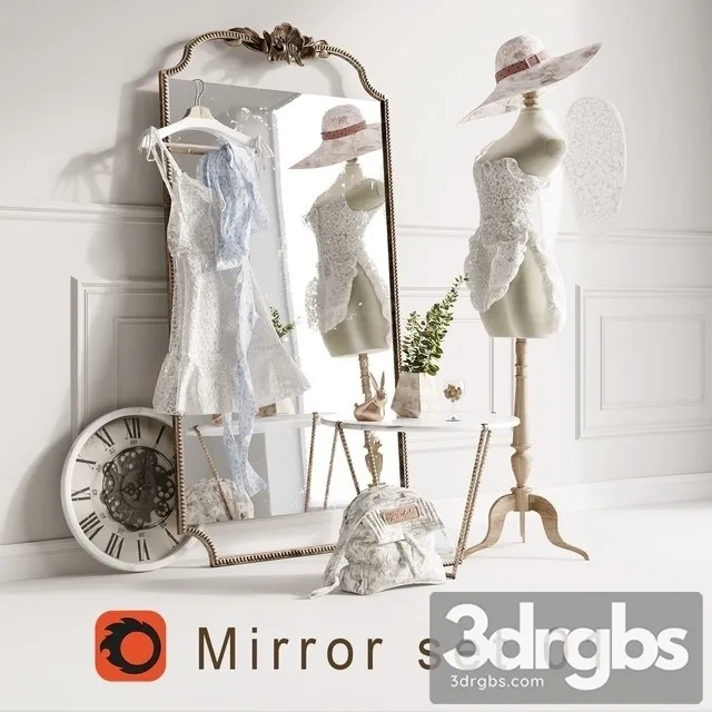 Set Mirror 01 Loft 3D Model Download