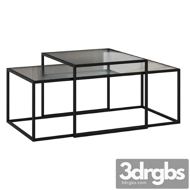 Set Of 2 Akemi Coffee Table 3D Model Download Set Of 2 Akemi Coffee Table 3D Model Download