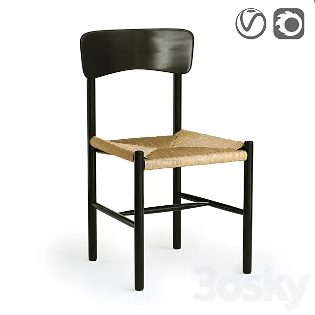 Set of 2 chairs Solan 3D Model