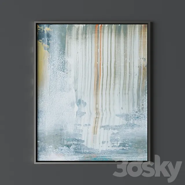Set of abstract paintings 47 3D Model Set of abstract paintings 47 3D Model