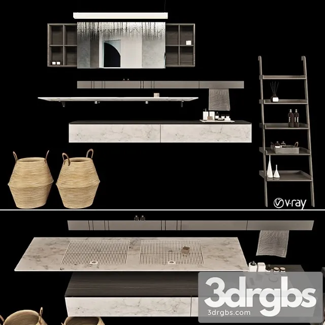 Set of bathroom furniture Agape Set of bathroom furniture Agape