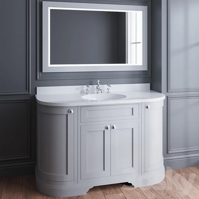 Set of bathroom furniture from Burlington 3D Model Set of bathroom furniture from Burlington 3D Model