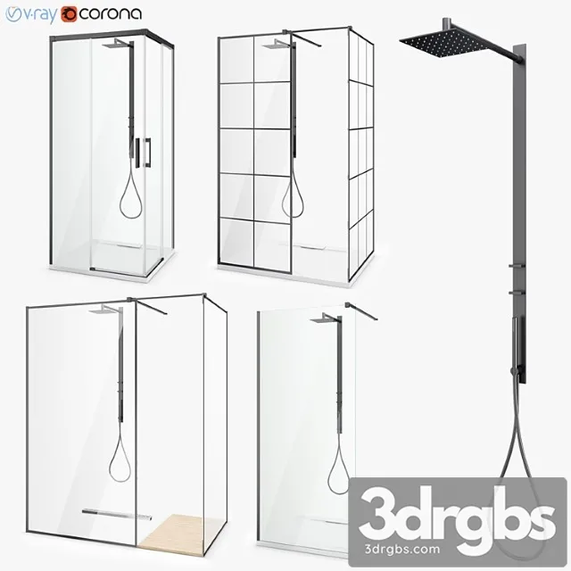 Set of Cabins Radaway Set 46 3D Model Download Set of Cabins Radaway Set 46 3D Model Download