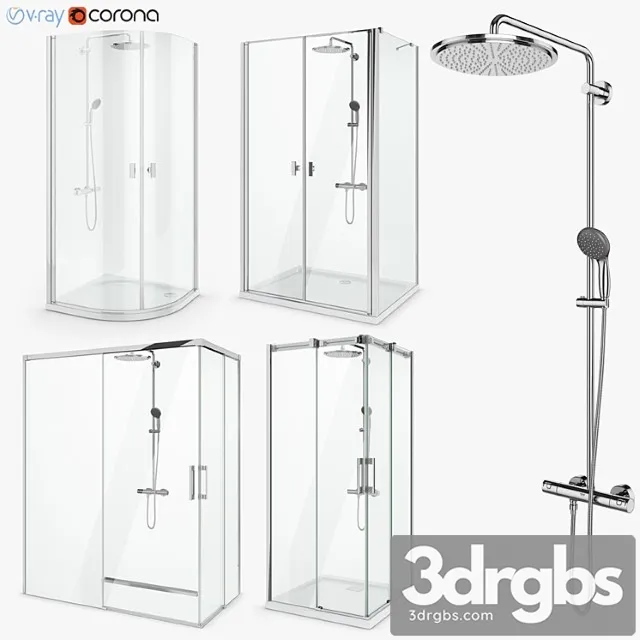 Set of Cabins Radaway Set 50 3D Model Download Set of Cabins Radaway Set 50 3D Model Download