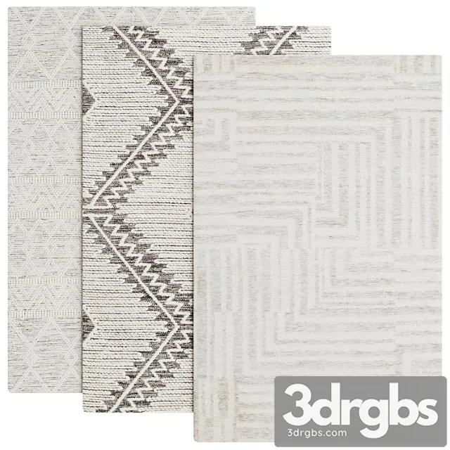 Set of Carpets 021 3D Model Download