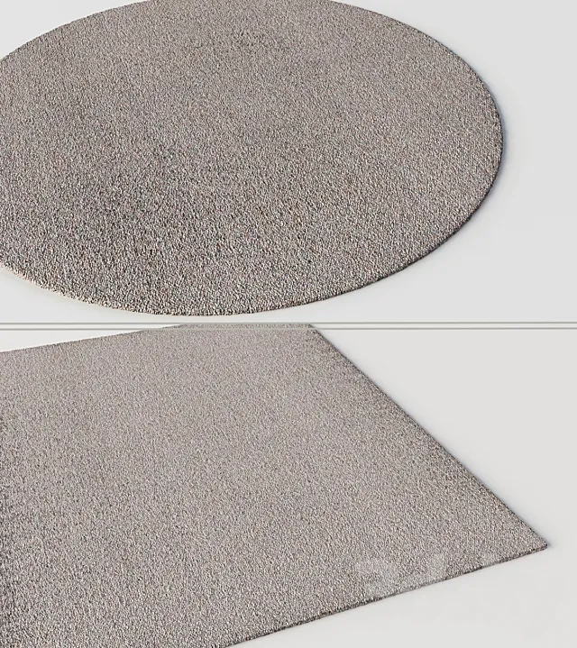 set of carpets 3D Model set of carpets 3D Model