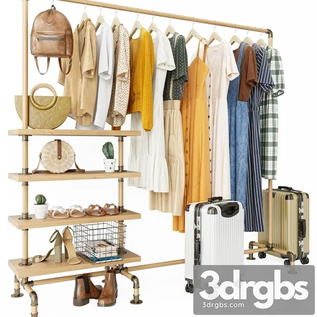 Set of Clothes 3 3D Model Download