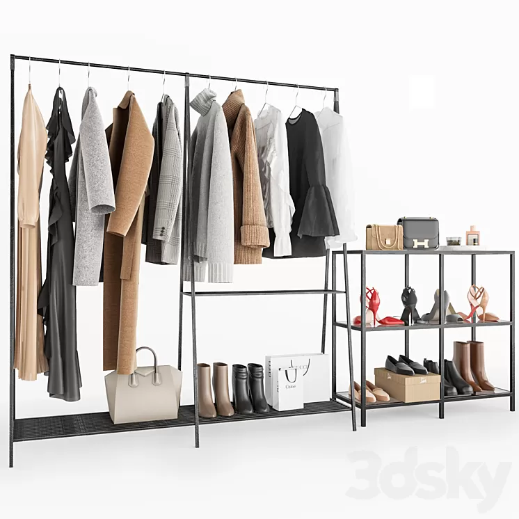 Set of clothes 3D Model Set of clothes 3D Model