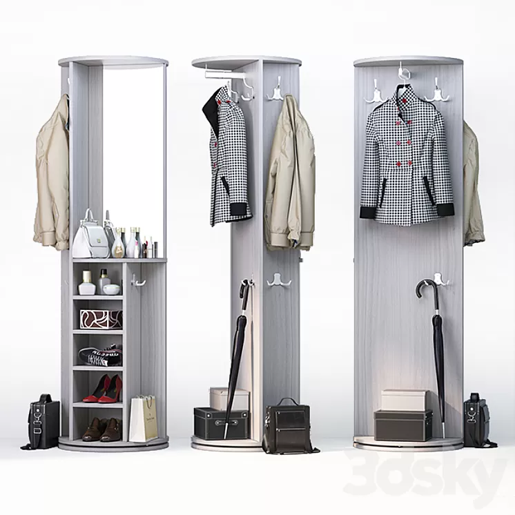 Set of clothes shoes and accessories for mix 4 wardrobe 3D Model Set of clothes shoes and accessories for mix 4 wardrobe 3D Model