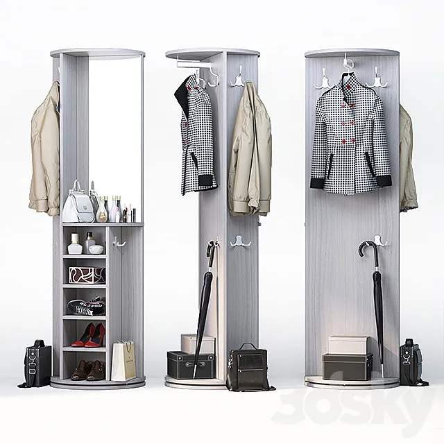 Set of clothes. shoes and accessories for mix 4 wardrobe 3DModel