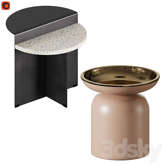 Set of coffee tables Cleary and Neiva 3DModel Set of coffee tables Cleary and Neiva 3DModel