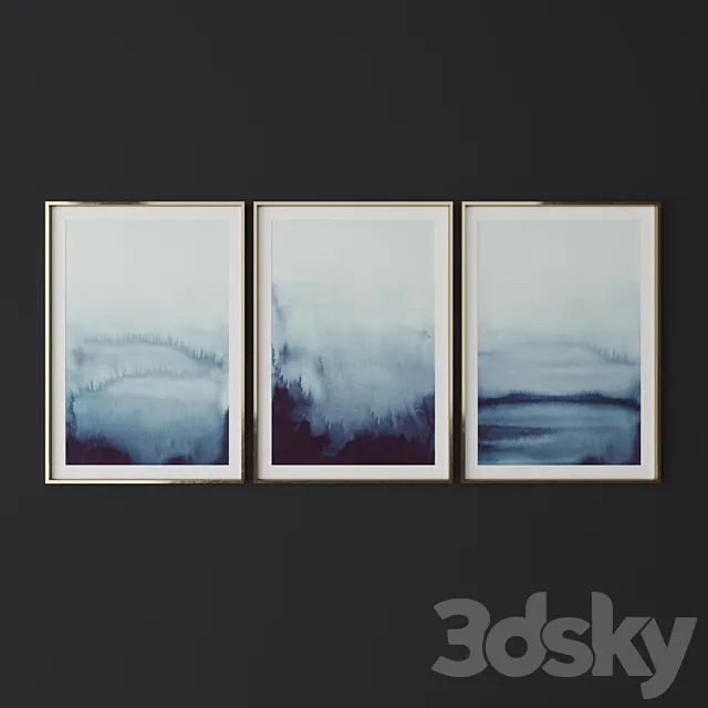 Set of contemporary art 27 3D Model Set of contemporary art 27 3D Model