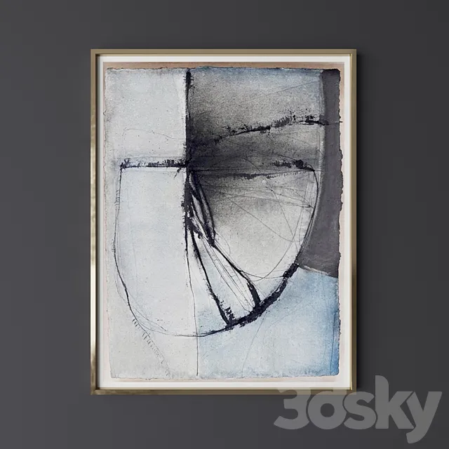 Set of contemporary art 28 3D Model Set of contemporary art 28 3D Model